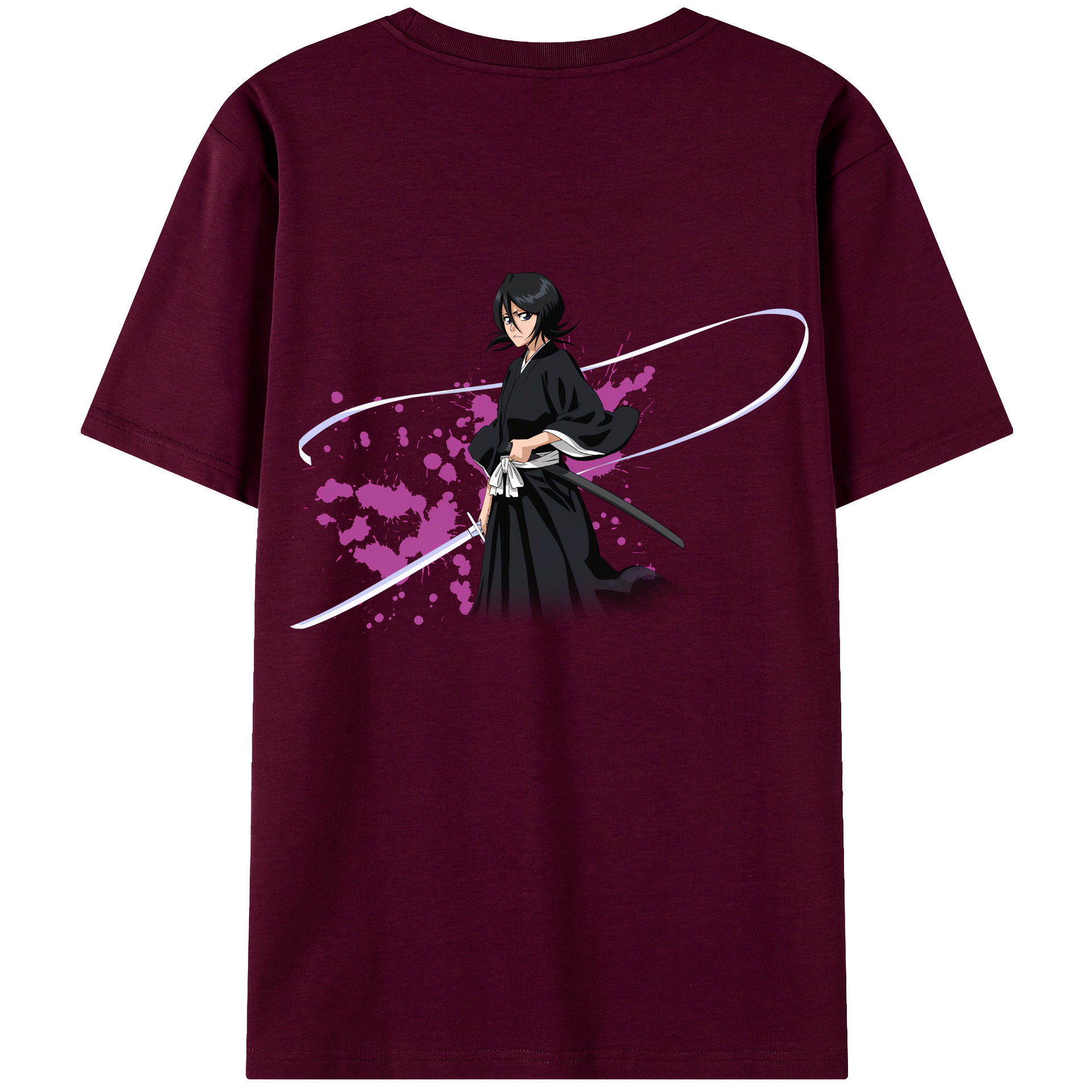 （画像用） ブリーチ 朽木ルキア BLEACH Kuchiki Rukia レディース半袖Tシャツ(バックプリント)